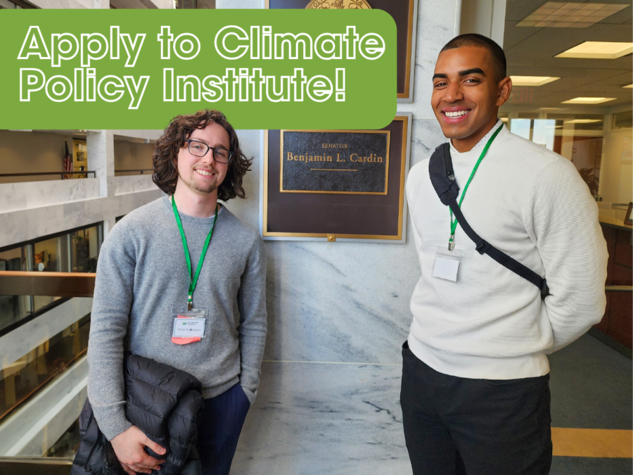 Apply to Climate Policy Institute!